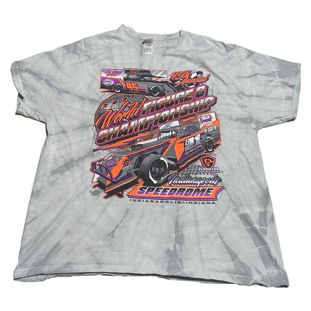 2021 World Figure 8 Championship Racing Graphic Tee Shirt